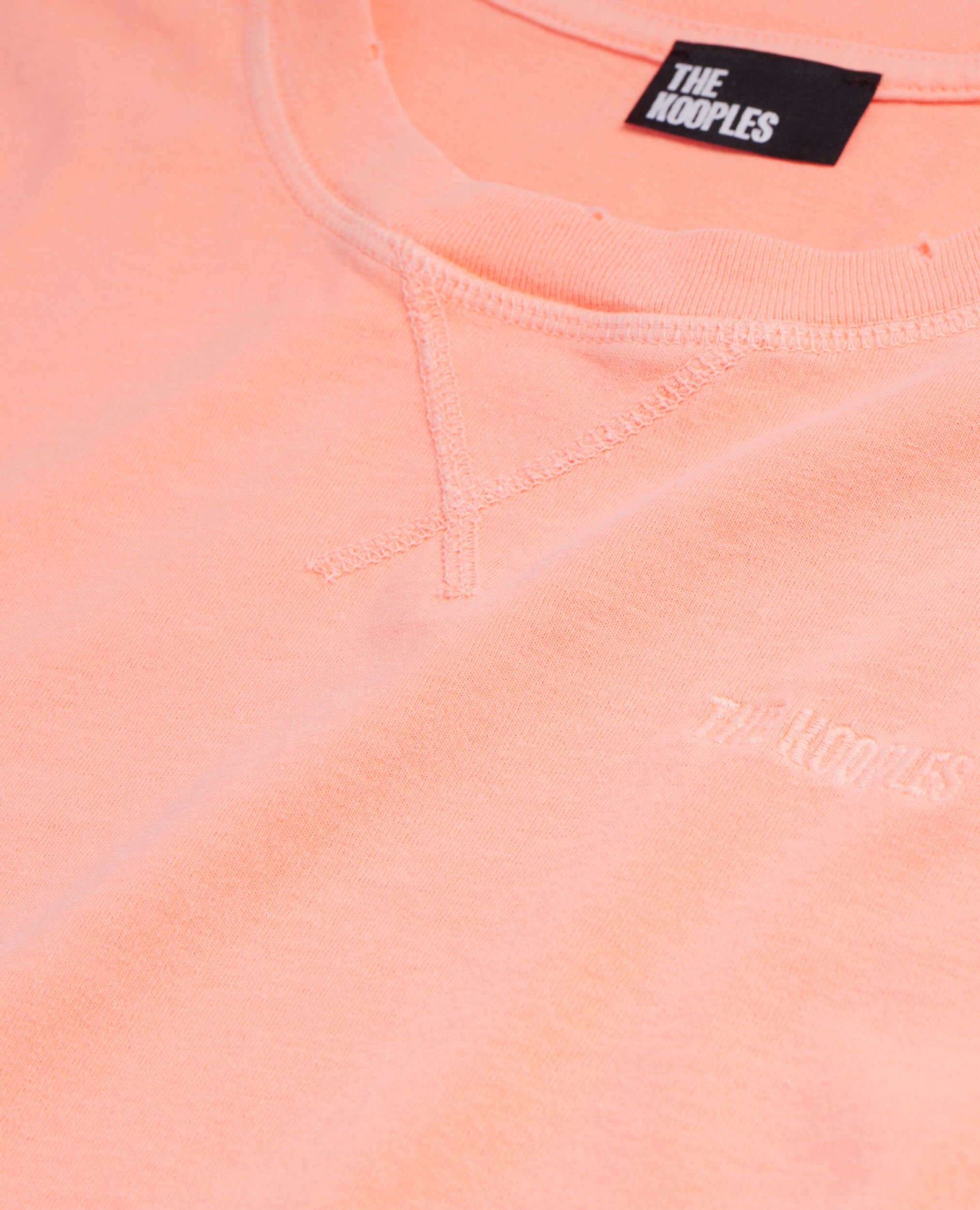 Oranges T-Shirt Damen mit Logo, ORANGE FLUO, hi-res image number null