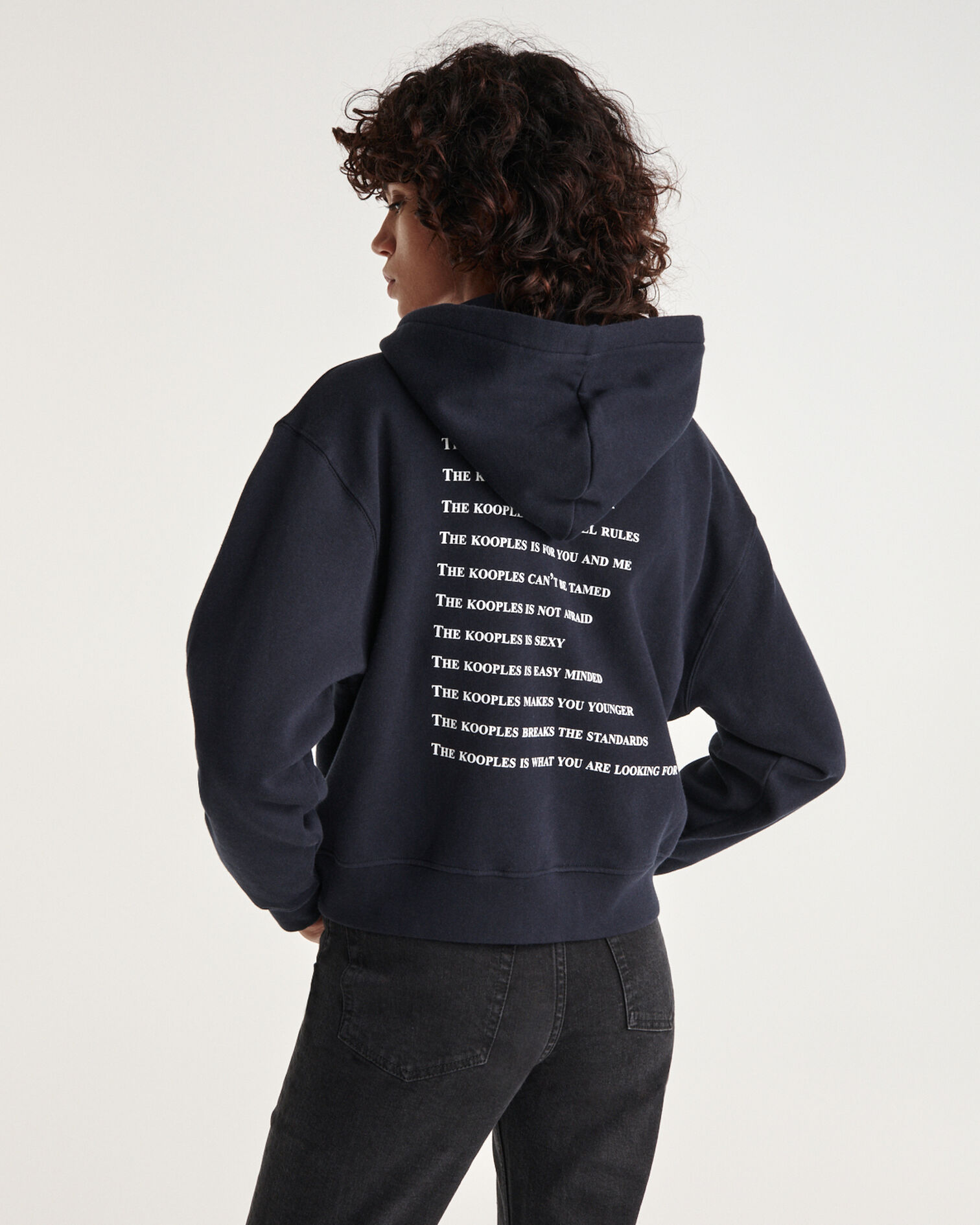 Sweat marine sérigraphie what is , NAVY, hi-res image number null