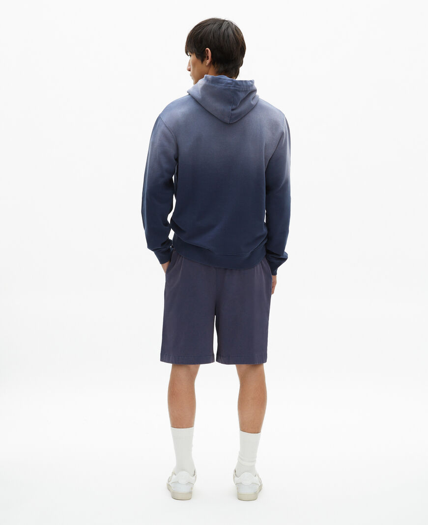 The Kooples HERREN DARK NAVY sweatshirt mit verwaschenem marine-logo