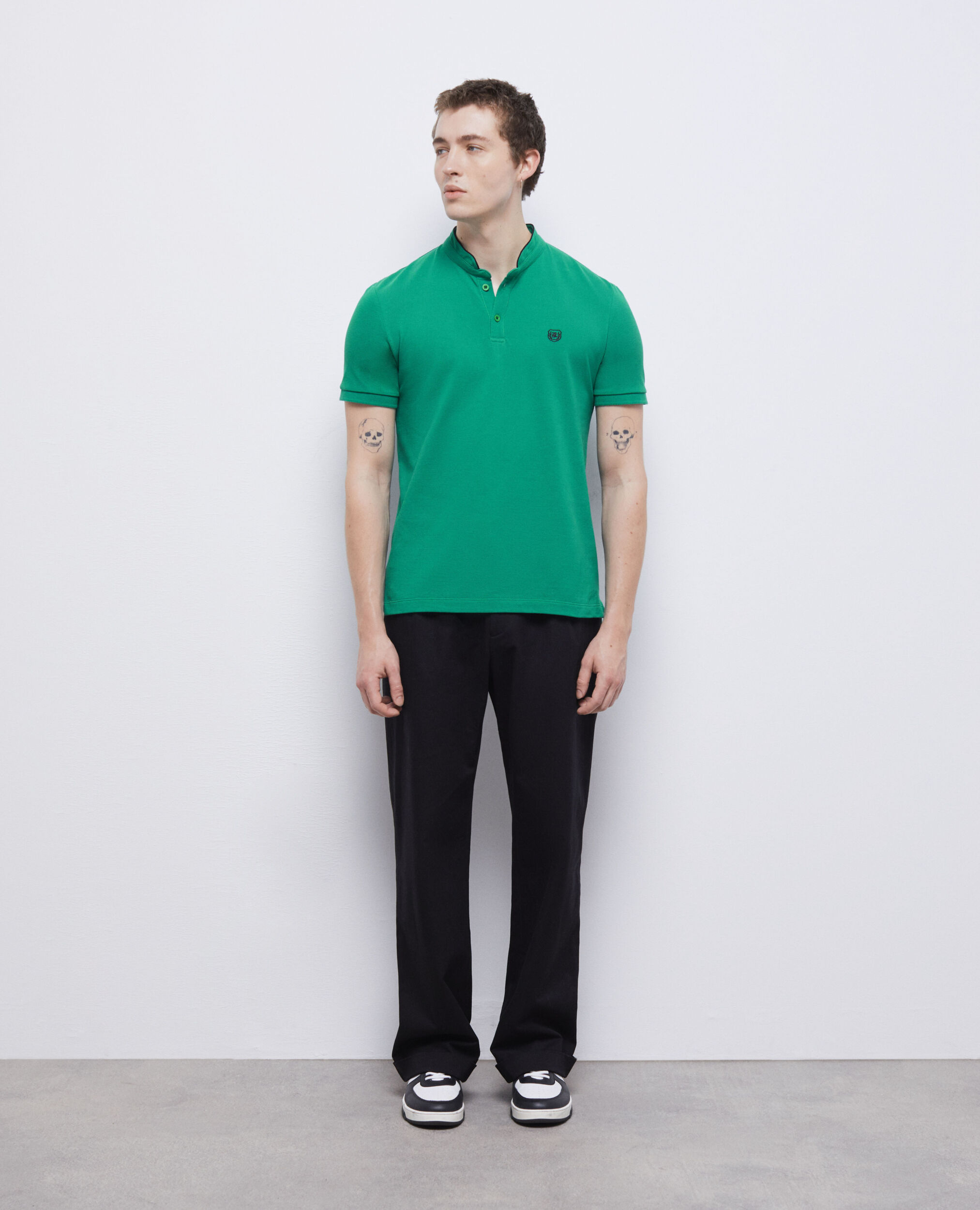 Polo cuello oficial verde, APPLE, hi-res image number null