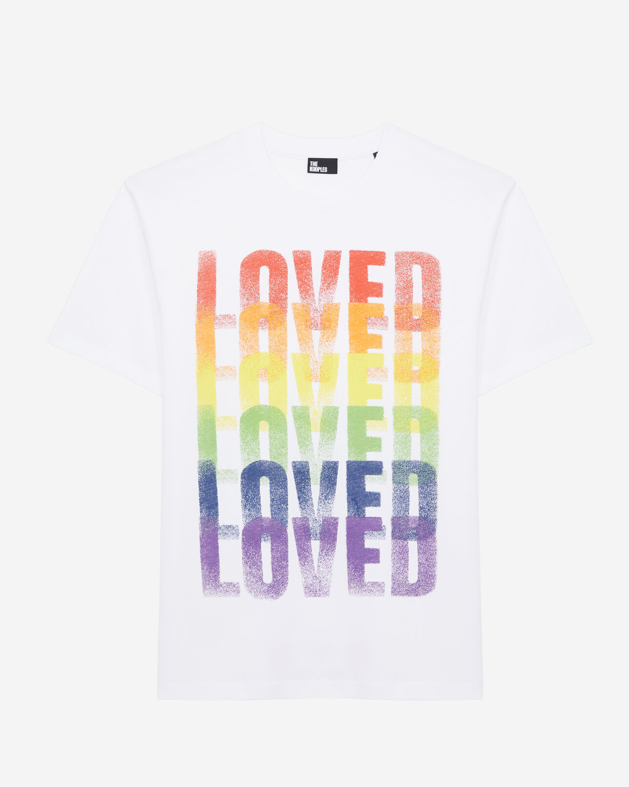 The Kooples MEN WHITE men's white pride t-shirt