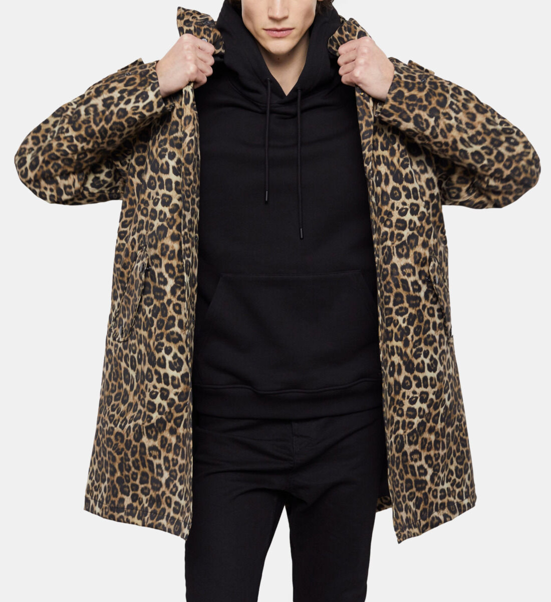 Kooples leopard deals print coat