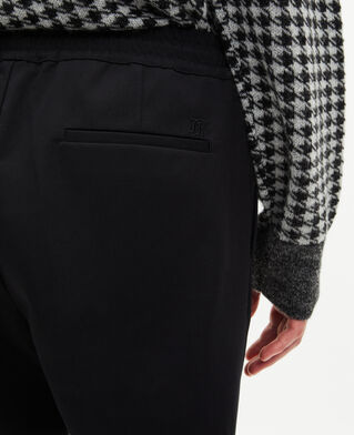 The Kooples MEN BLACK black straight pants