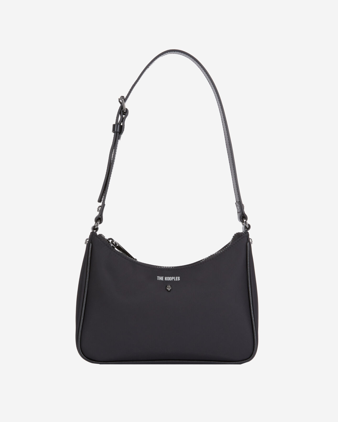 The Kooples WOMEN BLACK black jade nylon fiber bag