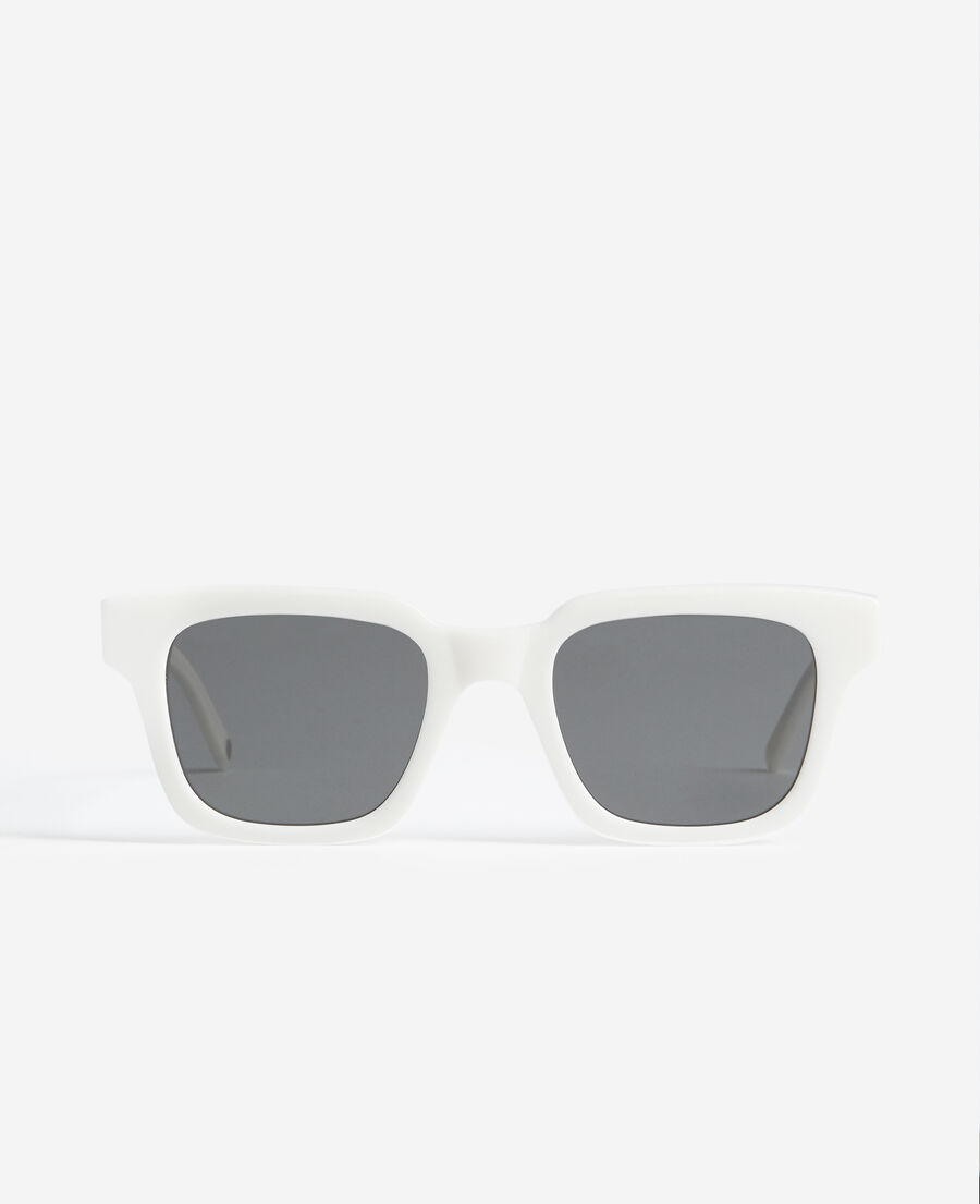 white acetate sunglasses