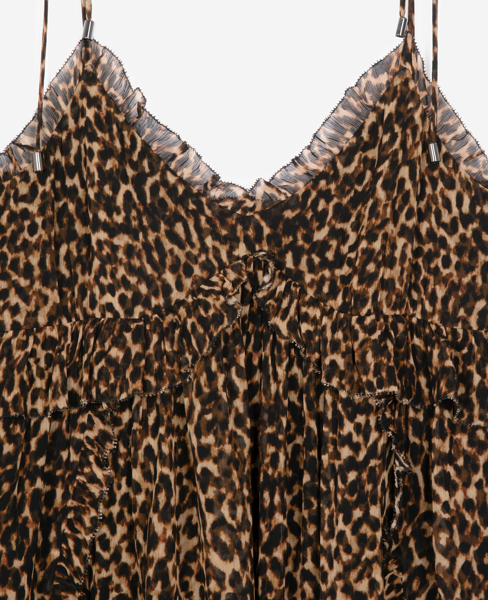 The Kooples WOMEN LEOPARD short leopard print dress