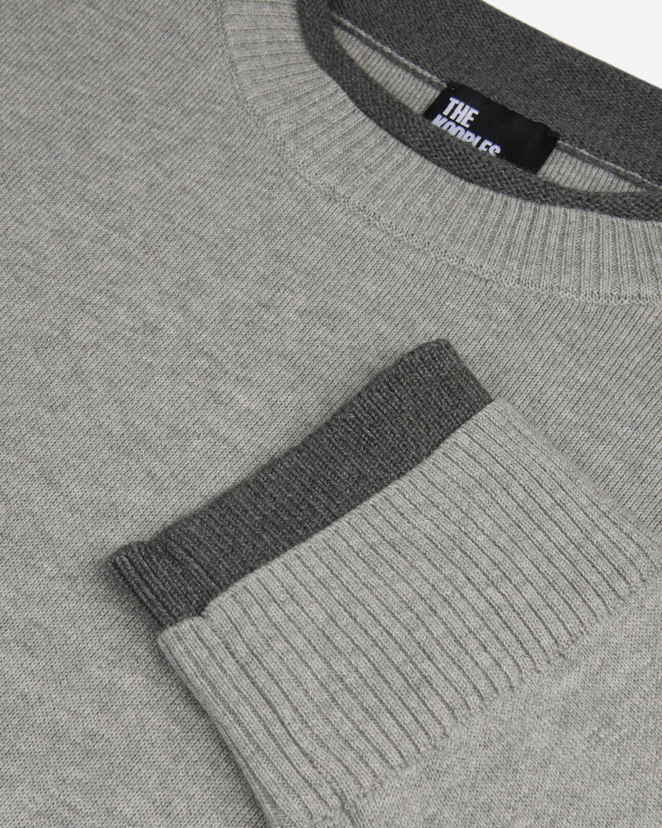 The Kooples HOMME MIDDLE GREY / ANTHRACITE pull gris
