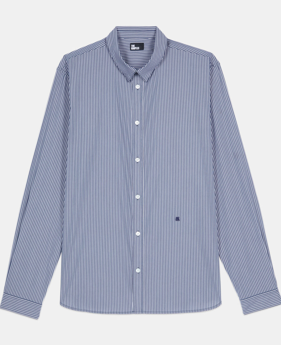 The Kooples HERREN NAVY / WHITE gestreiftes hemd