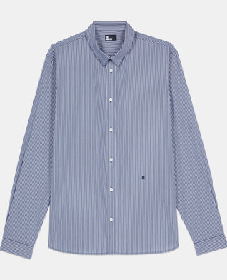 The Kooples HERREN NAVY / WHITE gestreiftes hemd