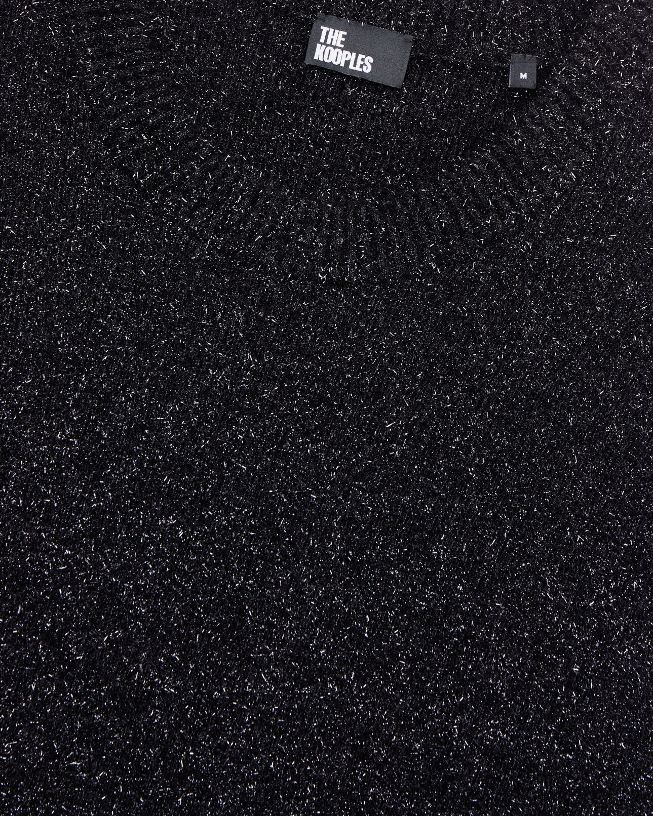 The Kooples HOMME BLACK pull pailleté noir