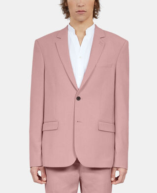 The Kooples H PASTEL PINK pink suit jacket