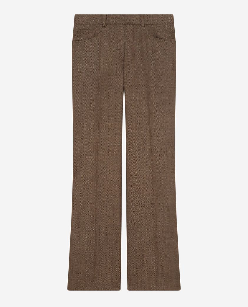 The Kooples WOMEN CAMEL camel bootcut pants