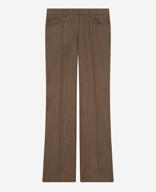 The Kooples WOMEN CAMEL camel bootcut pants