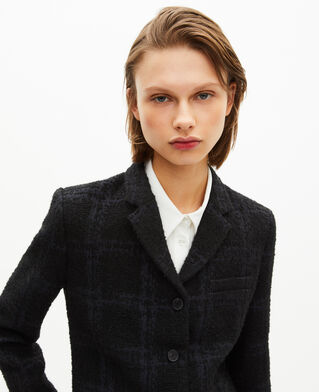 The Kooples F NAVY short navy suit jacket