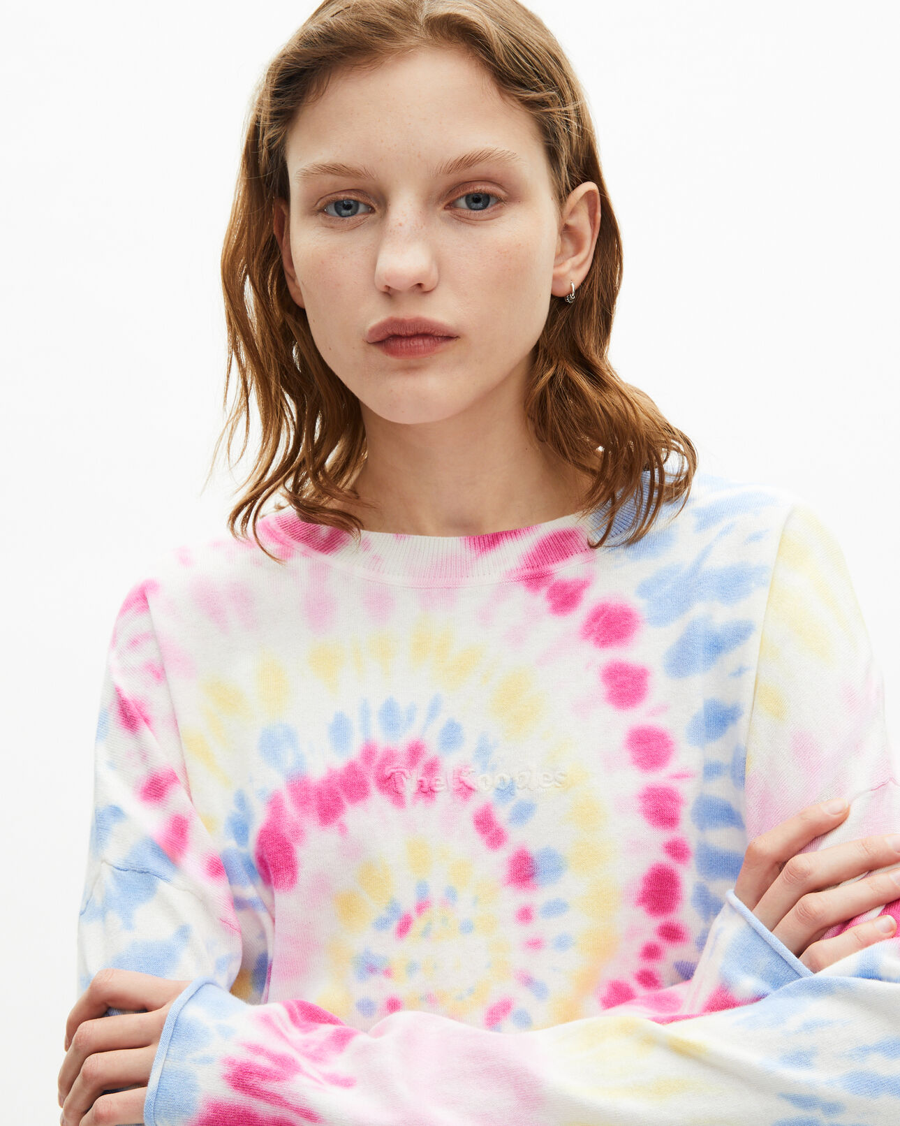 The Kooples WOMEN MULTICOLOR multicolor tie dye sweater
