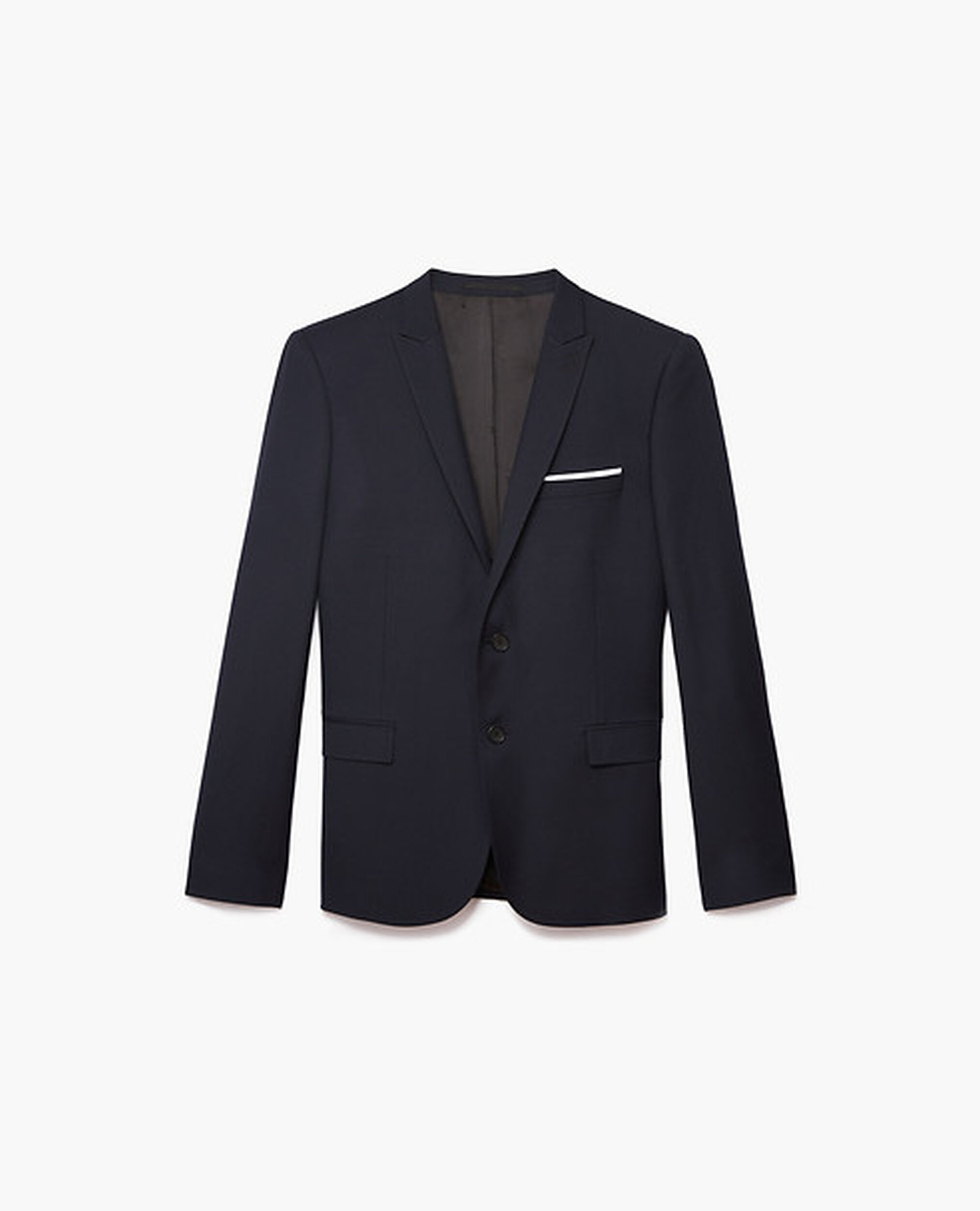 Navy blue suit jacket