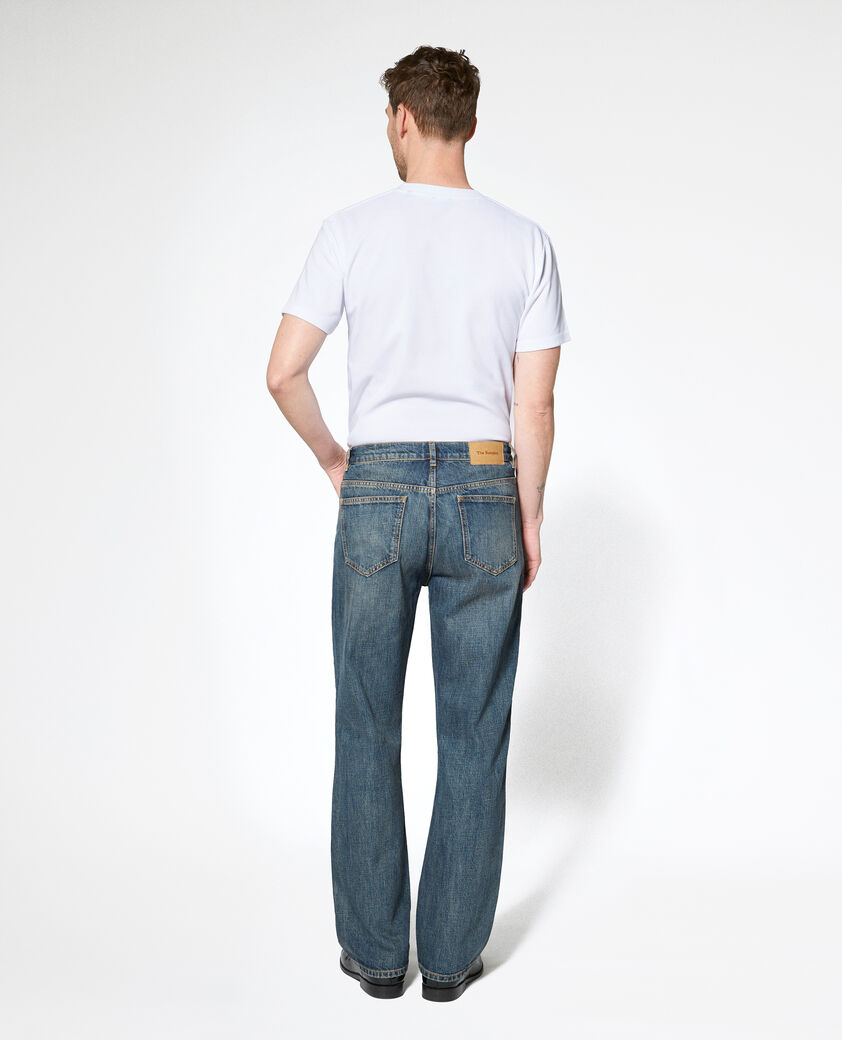 The Kooples HOMBRE MEDIUM BLUE vaqueros rectos azul-gris