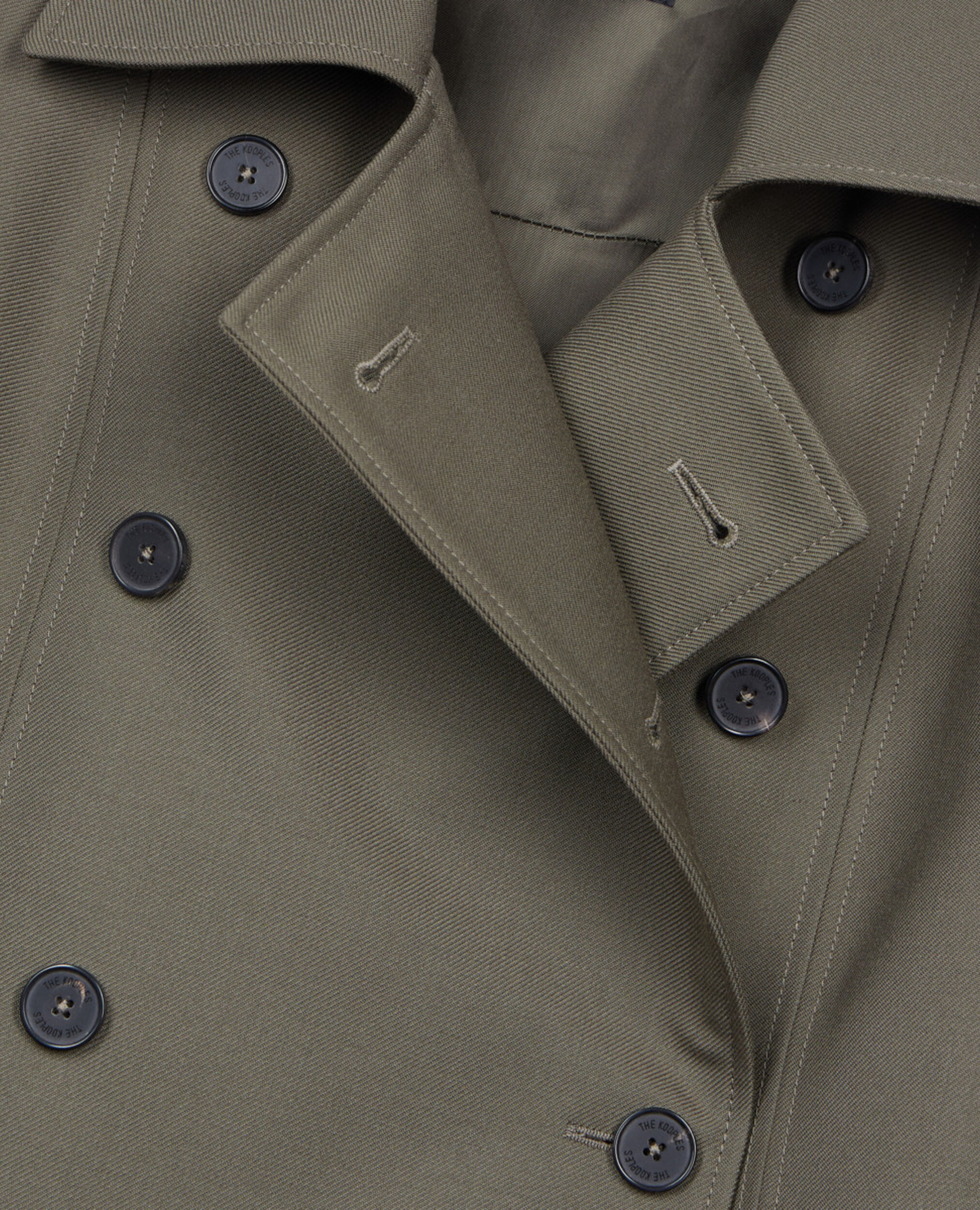 Khaki short tailored dress, KAKI, hi-res image number null