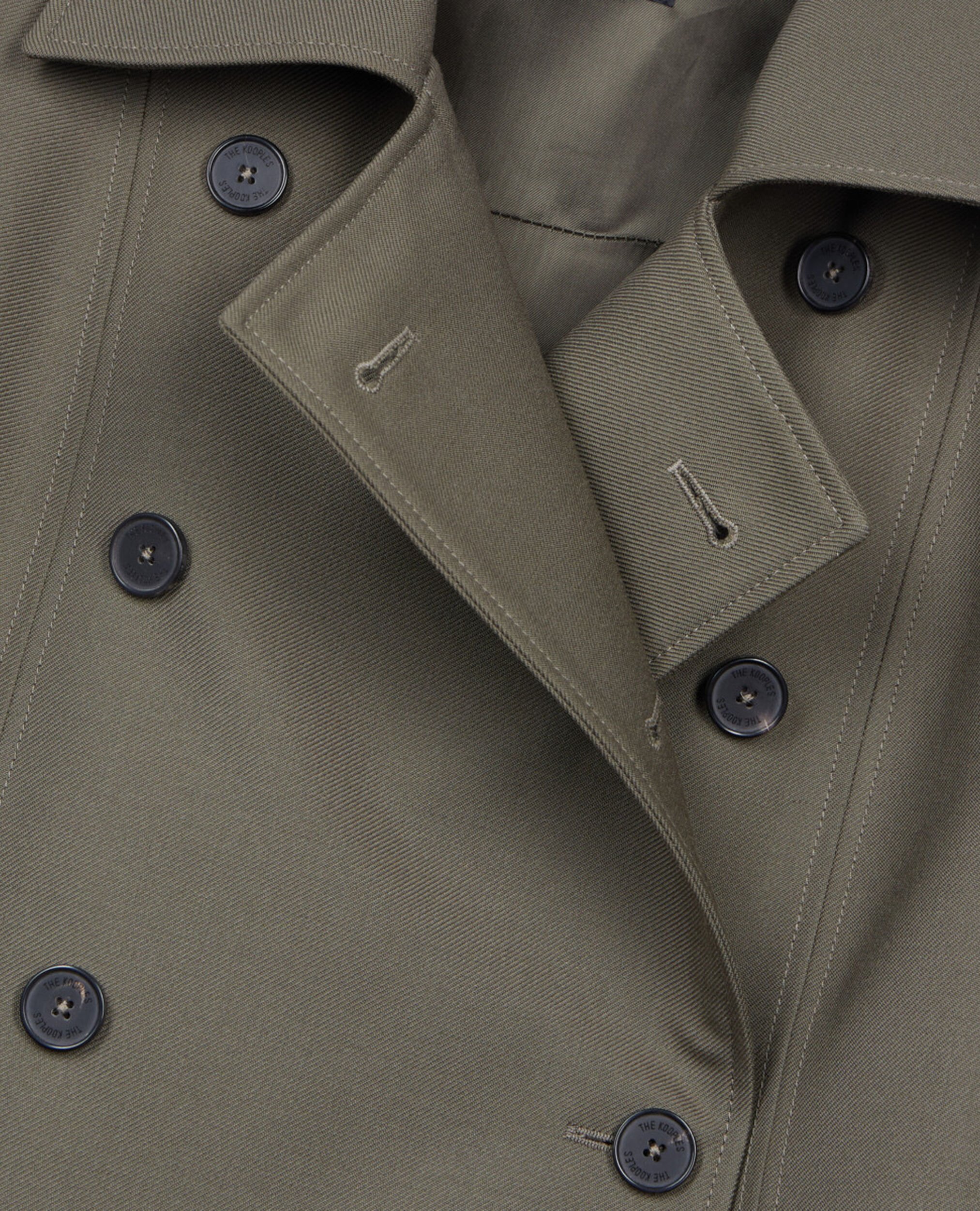 Khaki short tailored dress, KAKI, hi-res image number null