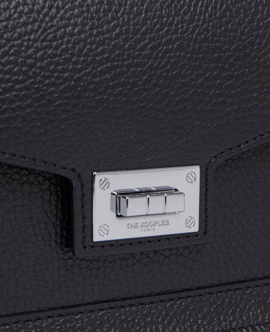The Kooples F BLACK emily long bag in black leather