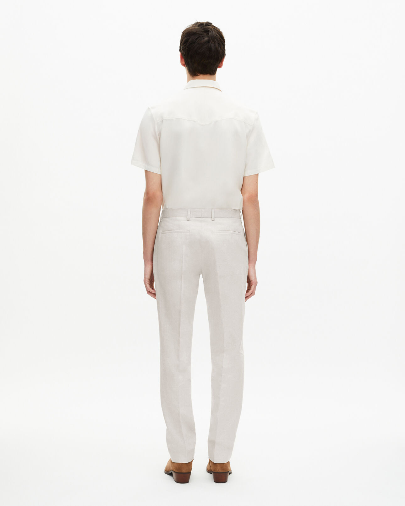 The Kooples MEN ECRU ecru suit pants