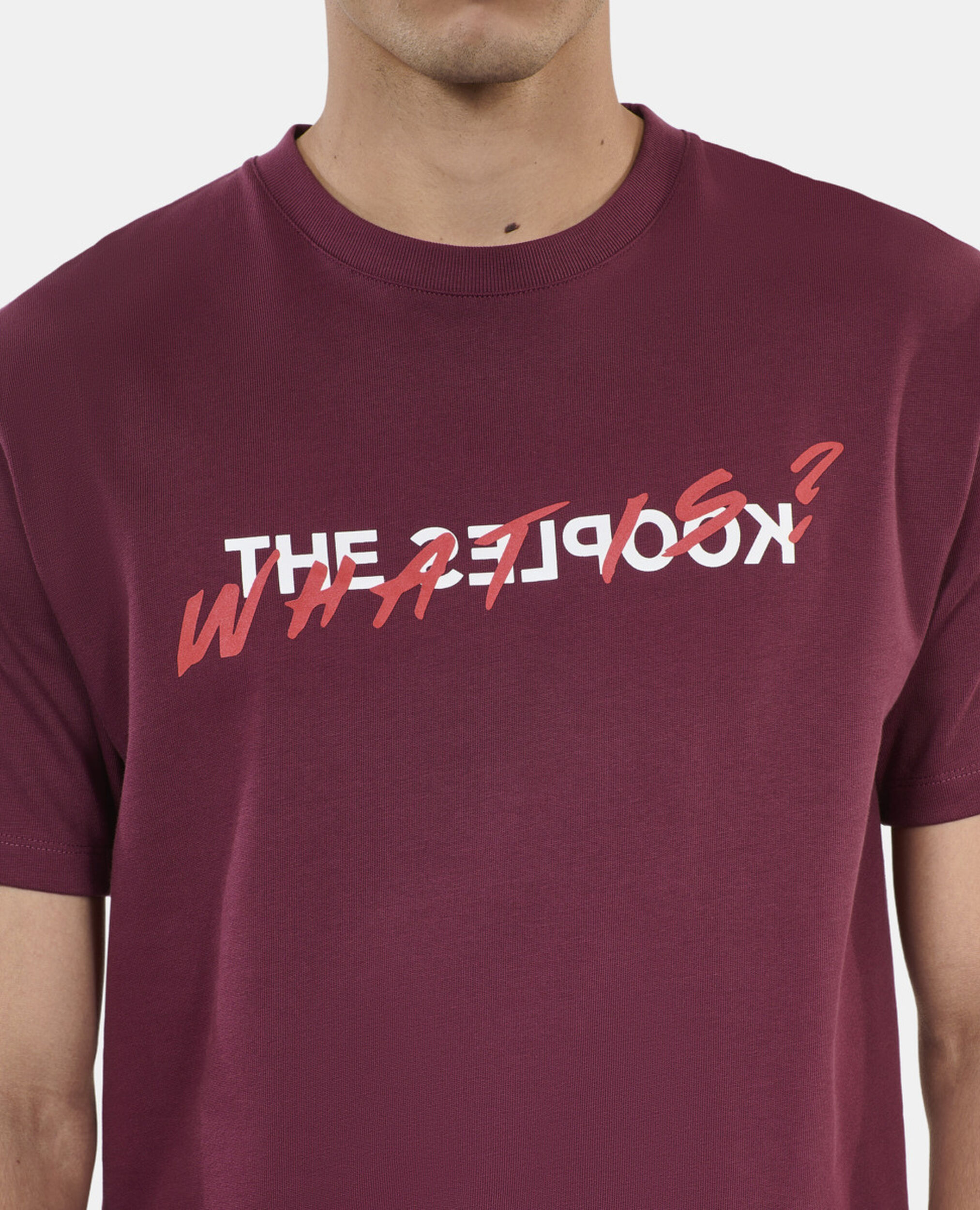 Burgundy What is t-shirt, BURGUNDY, hi-res image number null