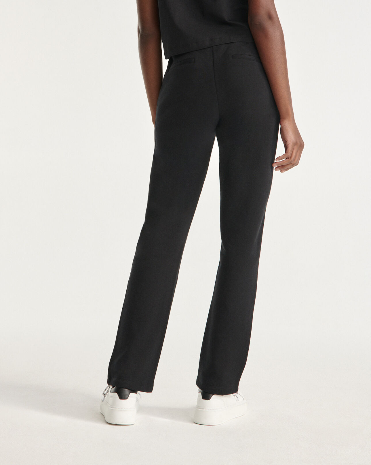 The Kooples DAMEN BLACK jogginghose schwarz logostickerei tonal