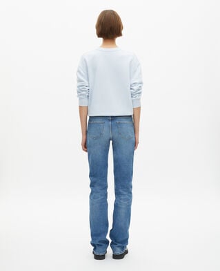 The Kooples F BABY BLUE light blue long slim jeans