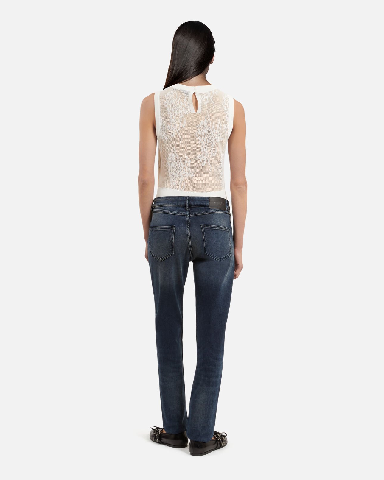 The Kooples FEMME BLUE ELECTRIC jean slim bleu foncé