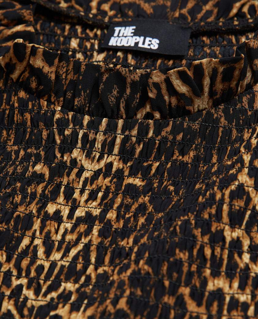 The Kooples FEMME LEOPARD top l&eacute;opard