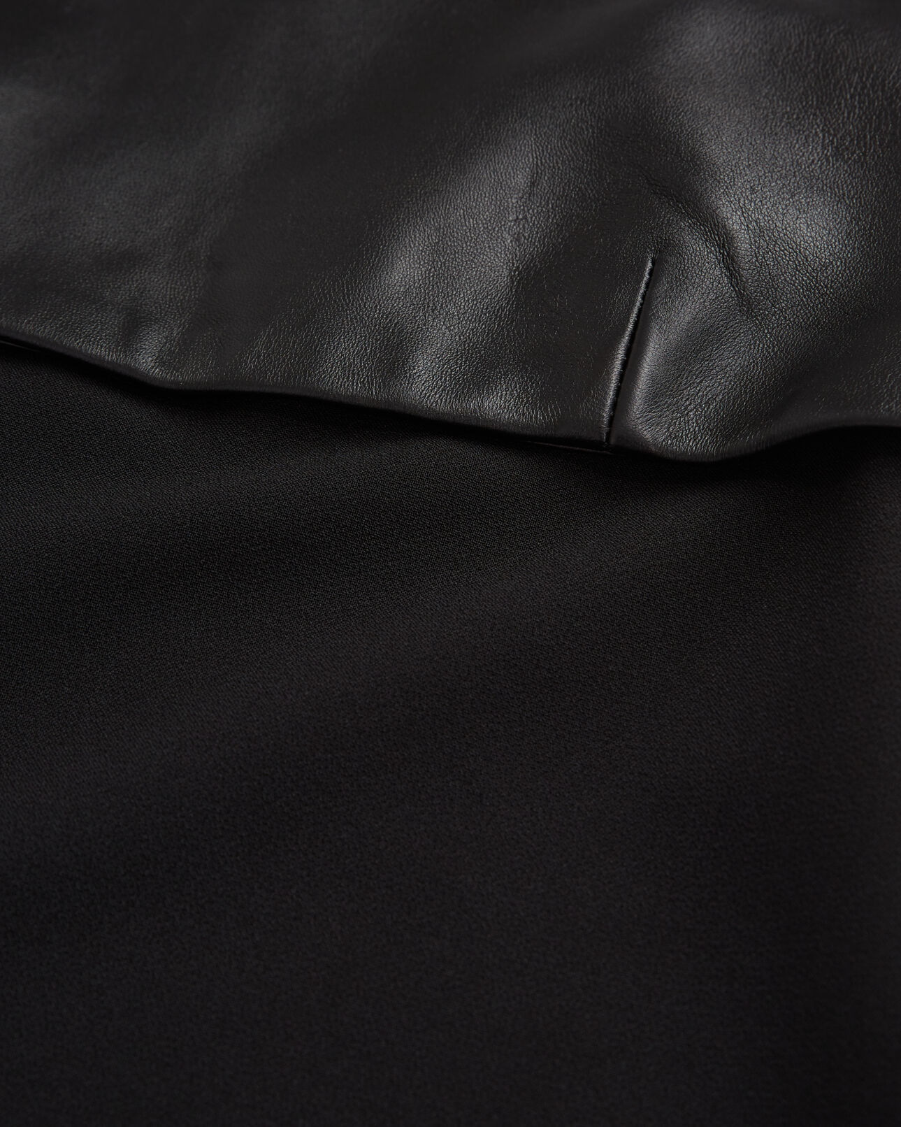 The Kooples DAMEN BLACK schwarzes kurzes kleid