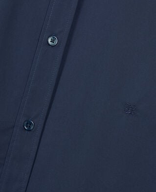 The Kooples MEN NAVY navy blue poplin shirt