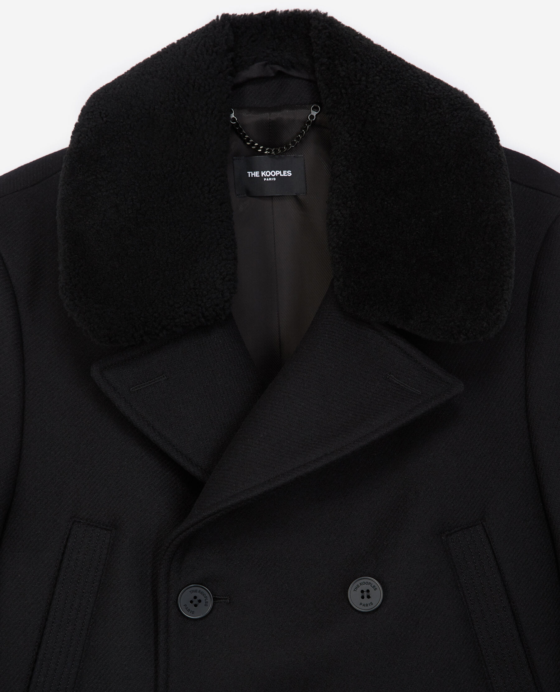 The kooples sales black coat
