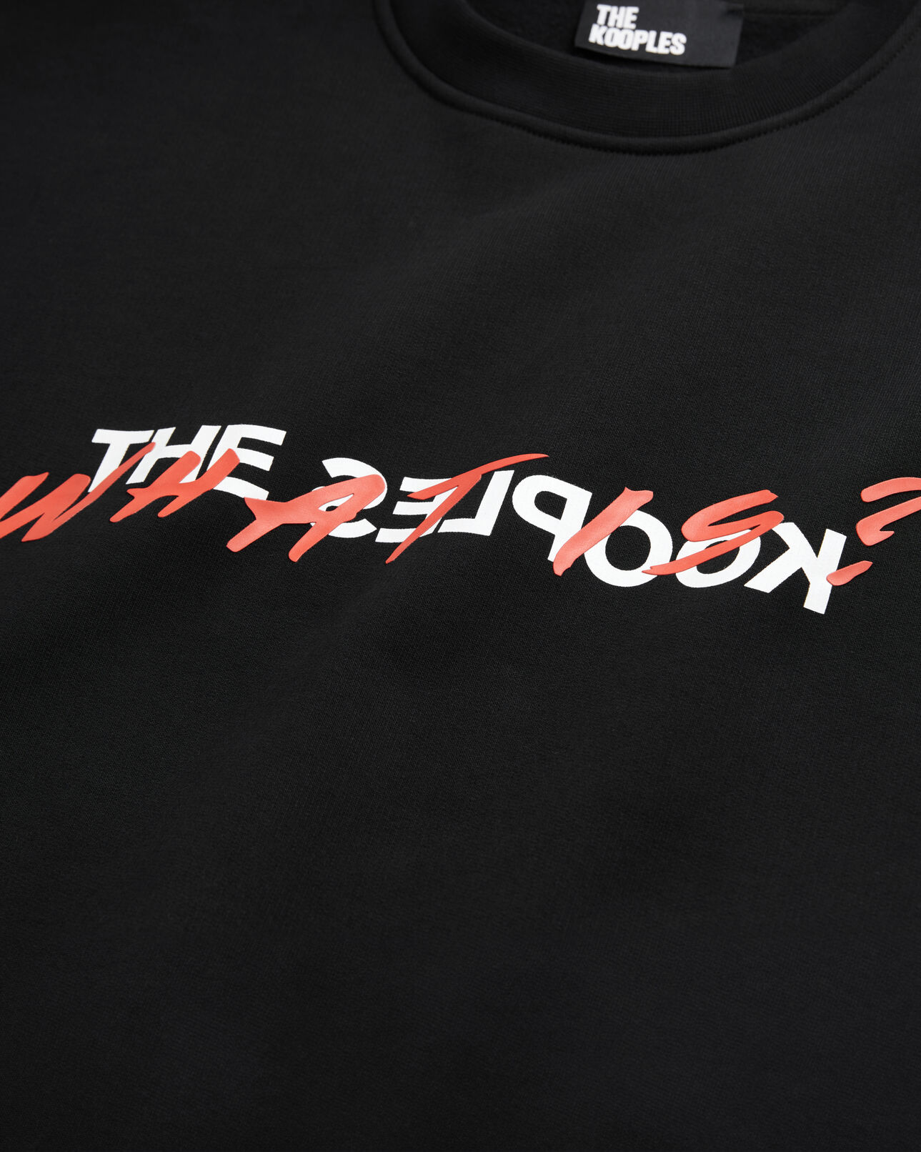 The Kooples HOMME BLACK sweatshirt homme what is noir
