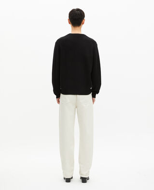 The Kooples H BLACK black cashmere round-neck sweater