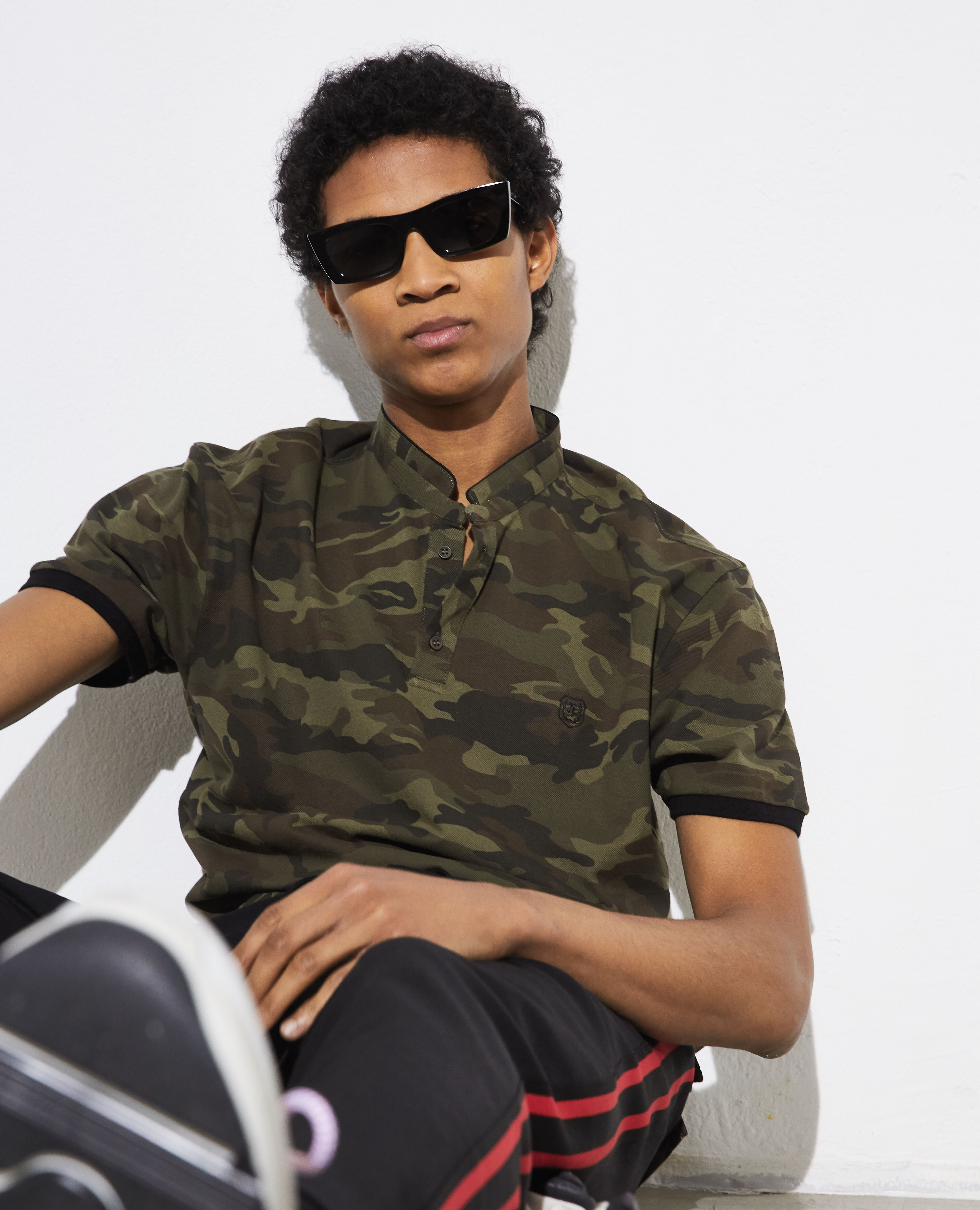 Polo top shirts camouflage