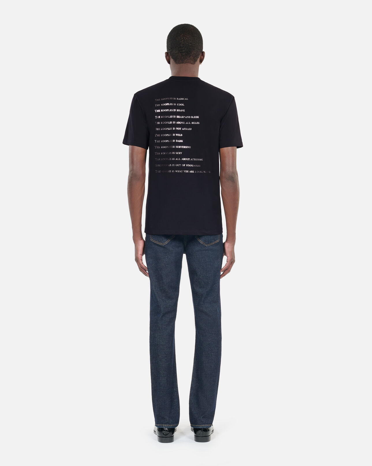 The Kooples HOMME BLACK t-shirt what is noir
