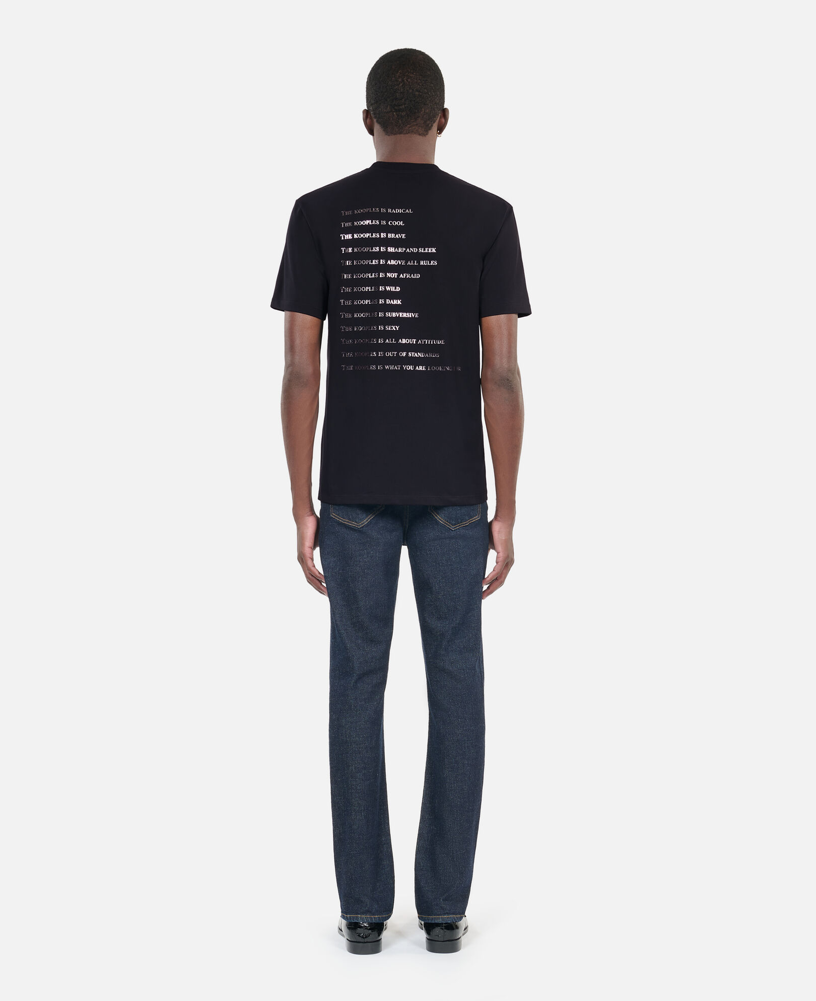 The Kooples HOMME BLACK t-shirt what is noir