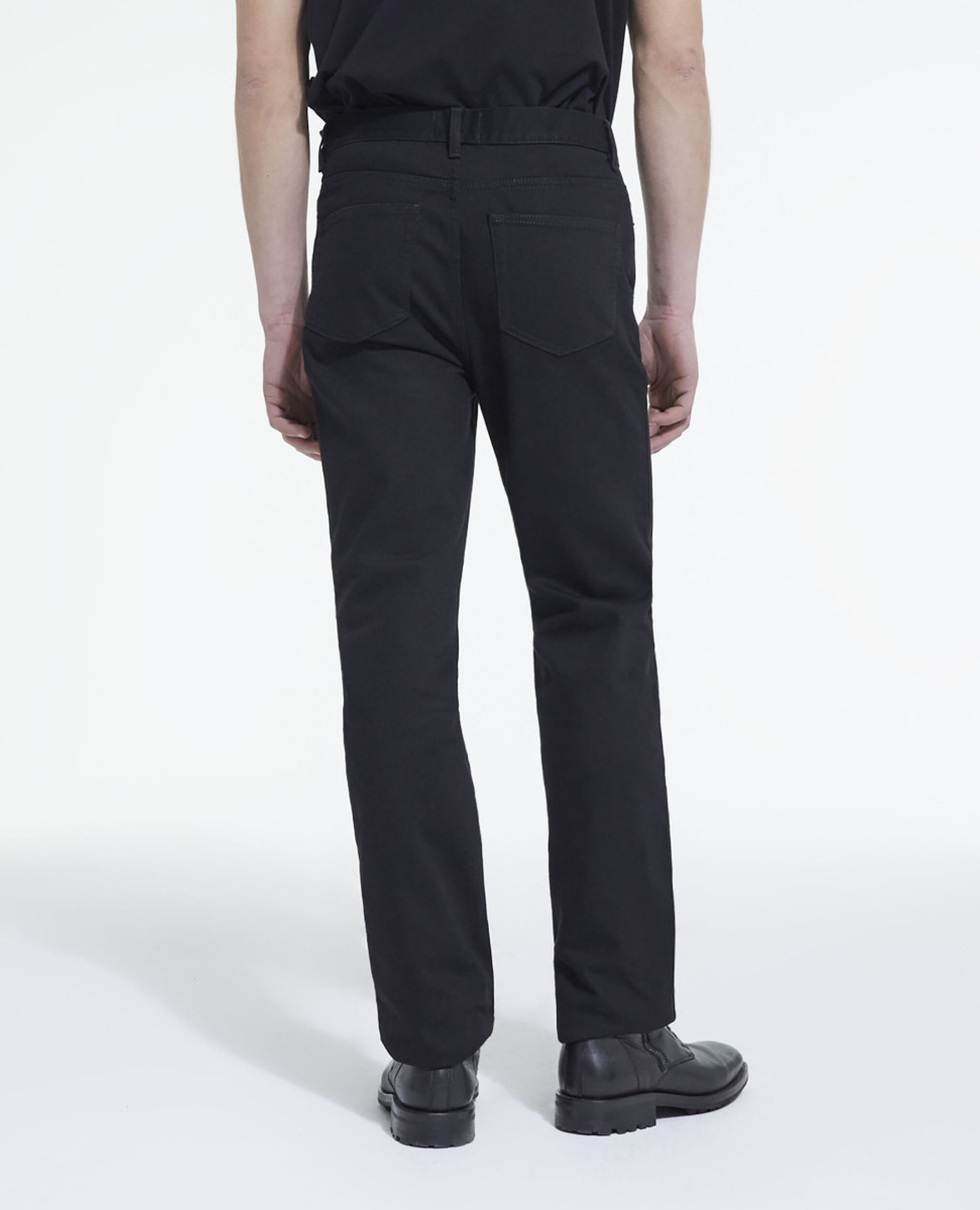 Jean droit noir, BLACK, hi-res image number null
