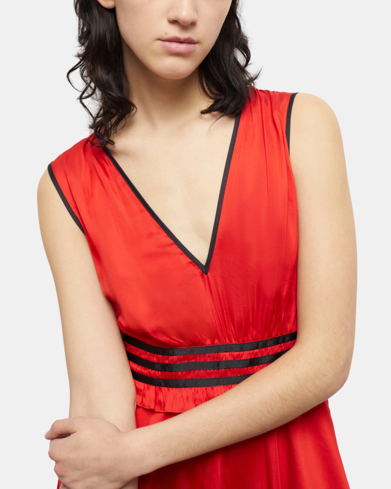 The Kooples DAMEN RED kurzes rotes kleid