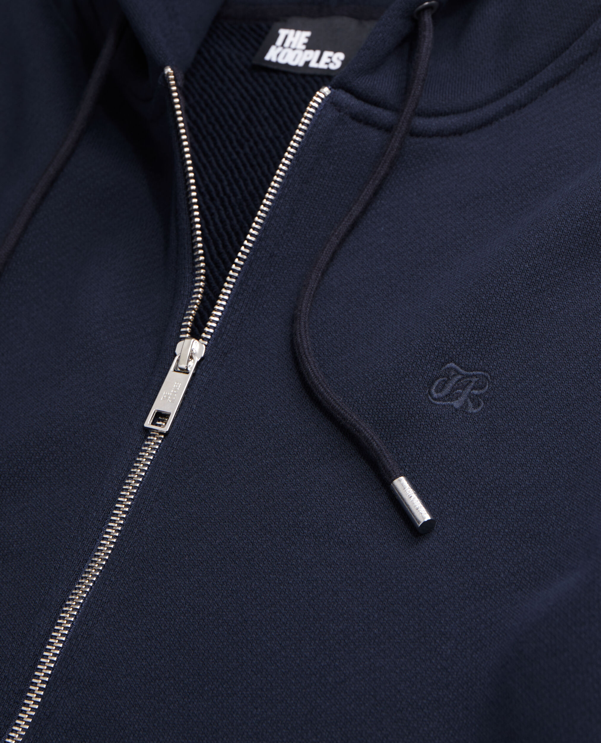 Navy blue and grey sales hoodie