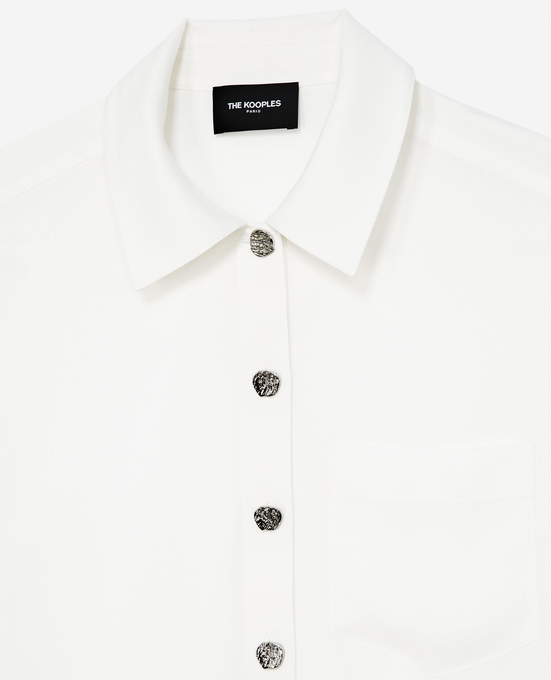 Camisa blanca fluida hotsell