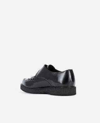 The Kooples HERREN BLACK schwarze derbys aus leder mit schnalle