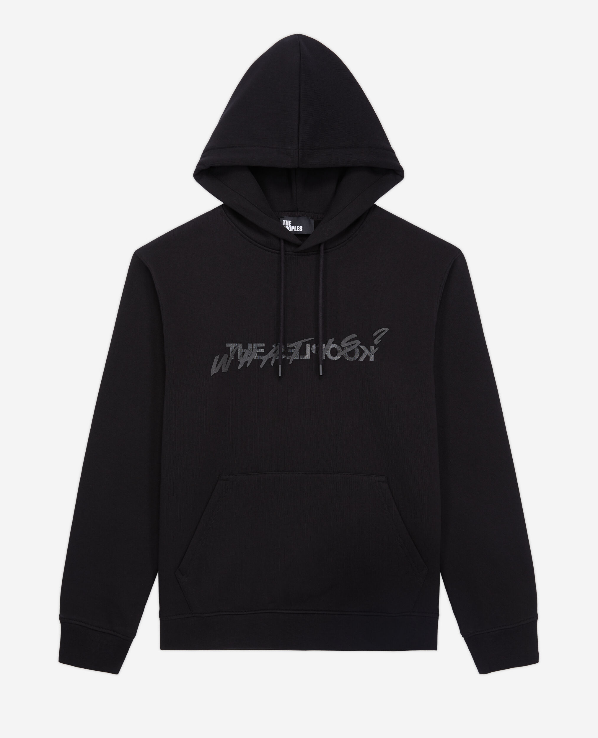 Sweatshirt à capuche What is noir, BLACK, hi-res image number null