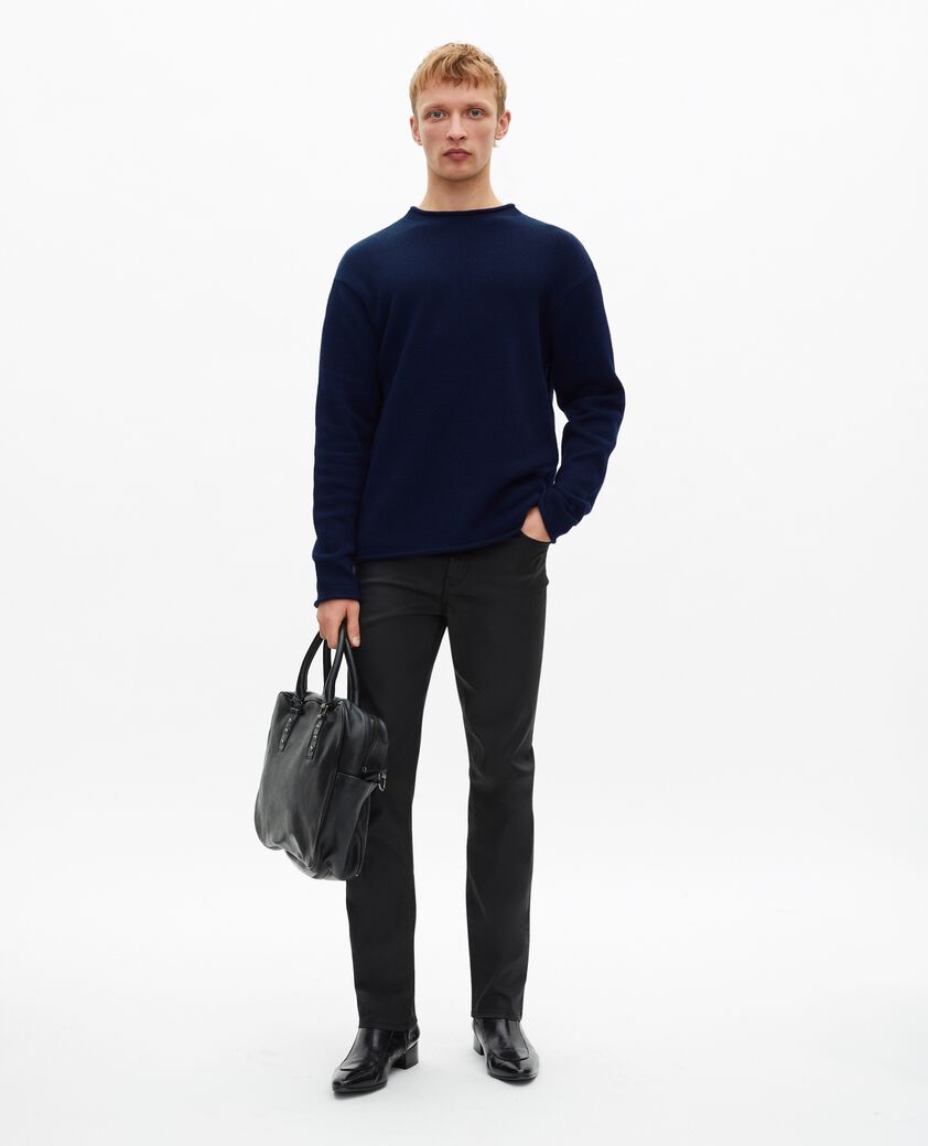 The Kooples MEN DARK NAVY navy wool sweater