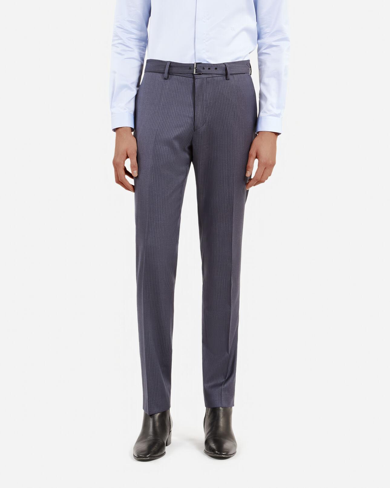 The Kooples MEN BLUE blue pinstripe suit pants