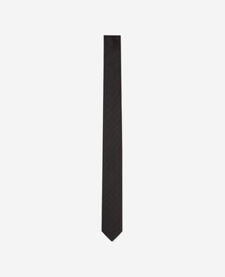 The Kooples HOMME BLACK cravate en soie noire