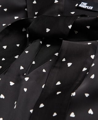 The Kooples WOMEN BLACK printed top