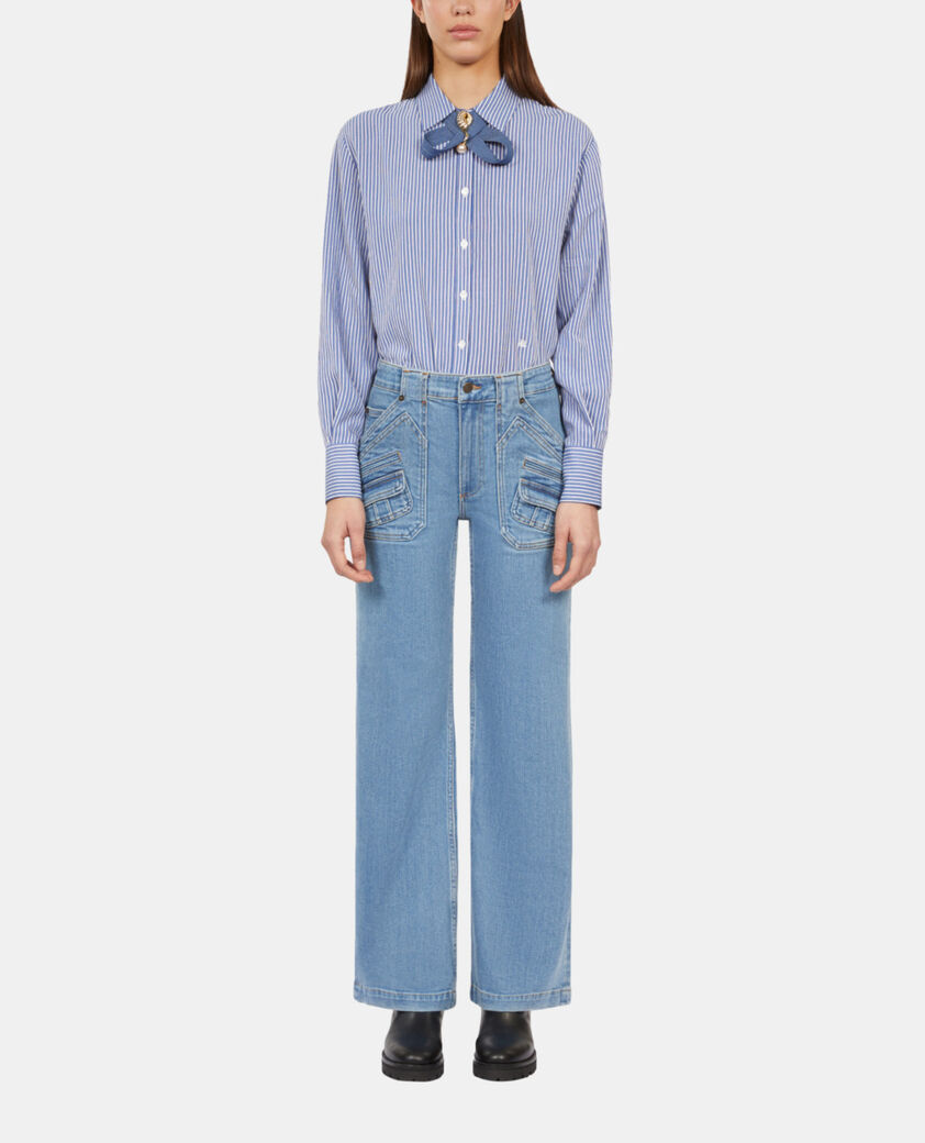 The Kooples F BLUE blue flare jeans