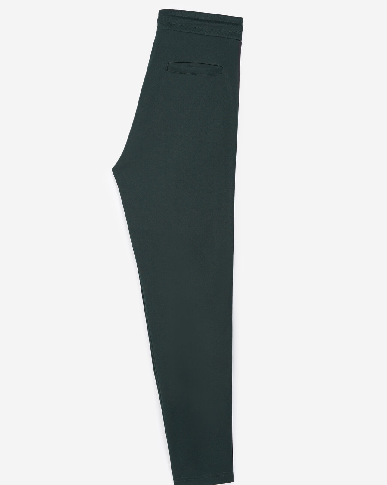 The Kooples HOMME BOTTLE GREEN jogging vert bouteille bande satin grise